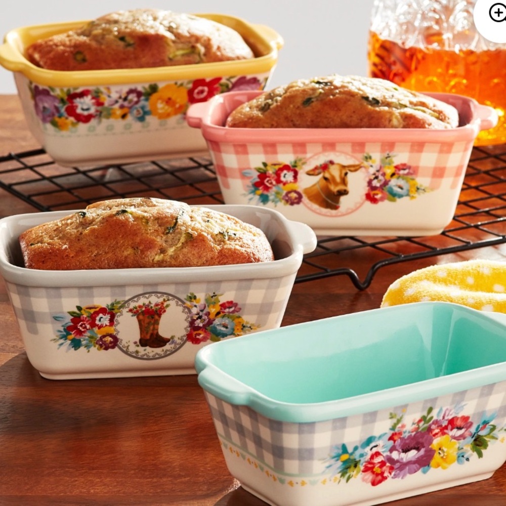 COPY - The Pioneer Woman Mini ceramic loaf, set of 4